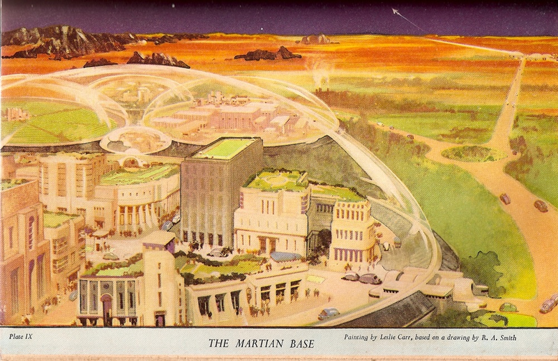 Illustration for article titled The Martian Base (1951)